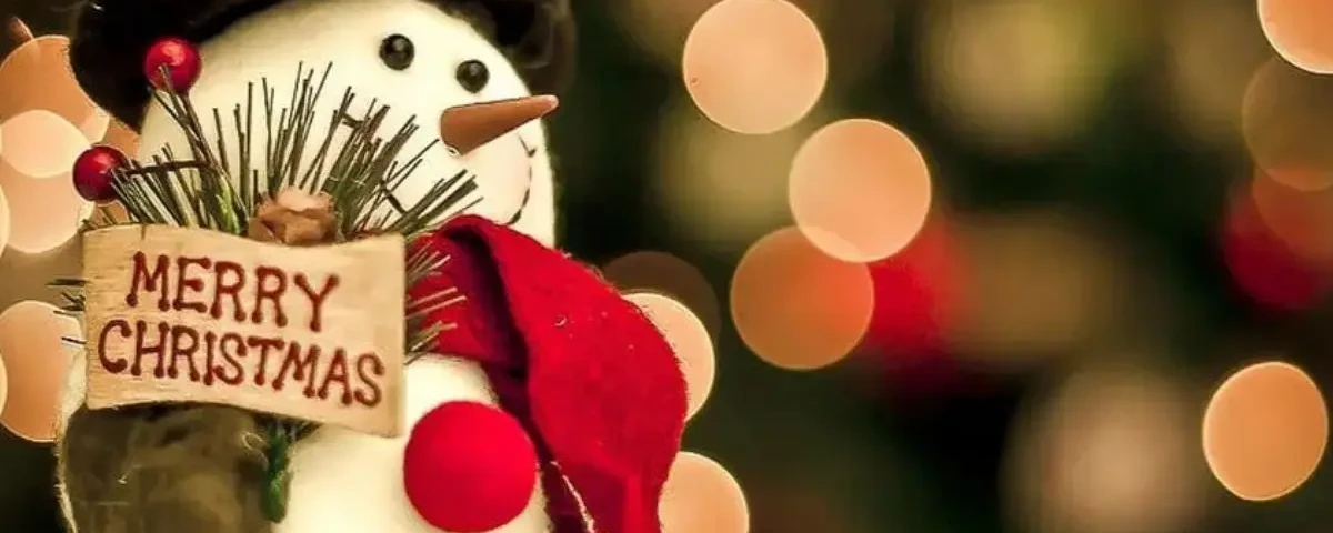 Bonhomme de neige pour Noël