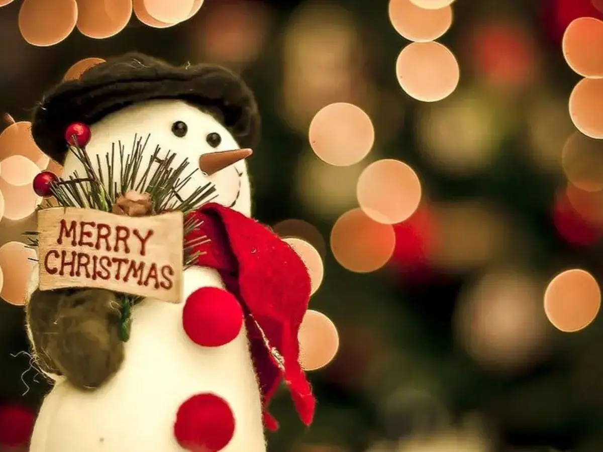 Bonhomme de neige pour Noël