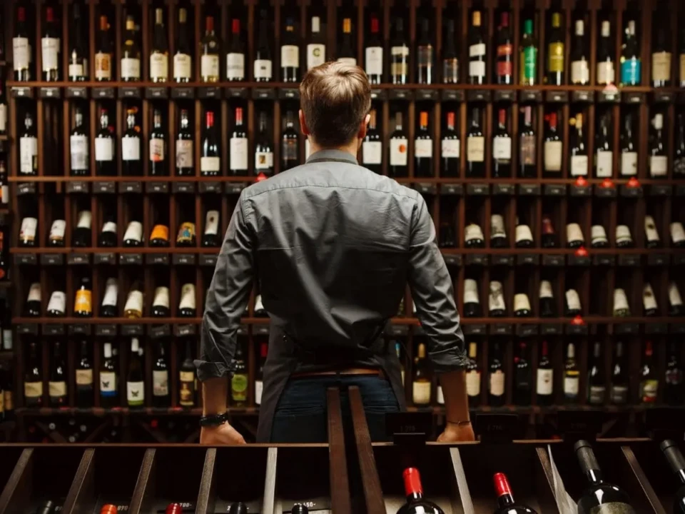 Cave à vin - sommelier restaurant Le Pavillon