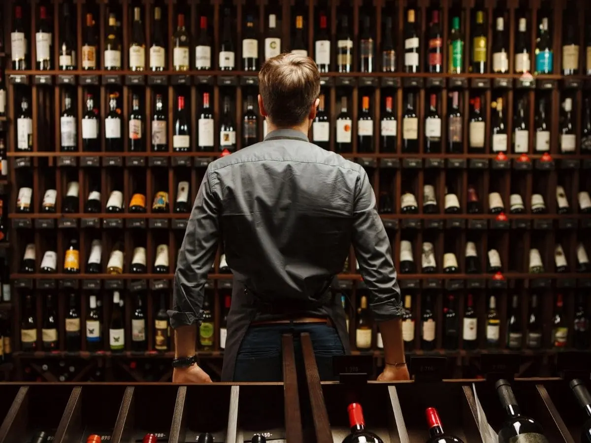 Cave à vin - sommelier restaurant Le Pavillon