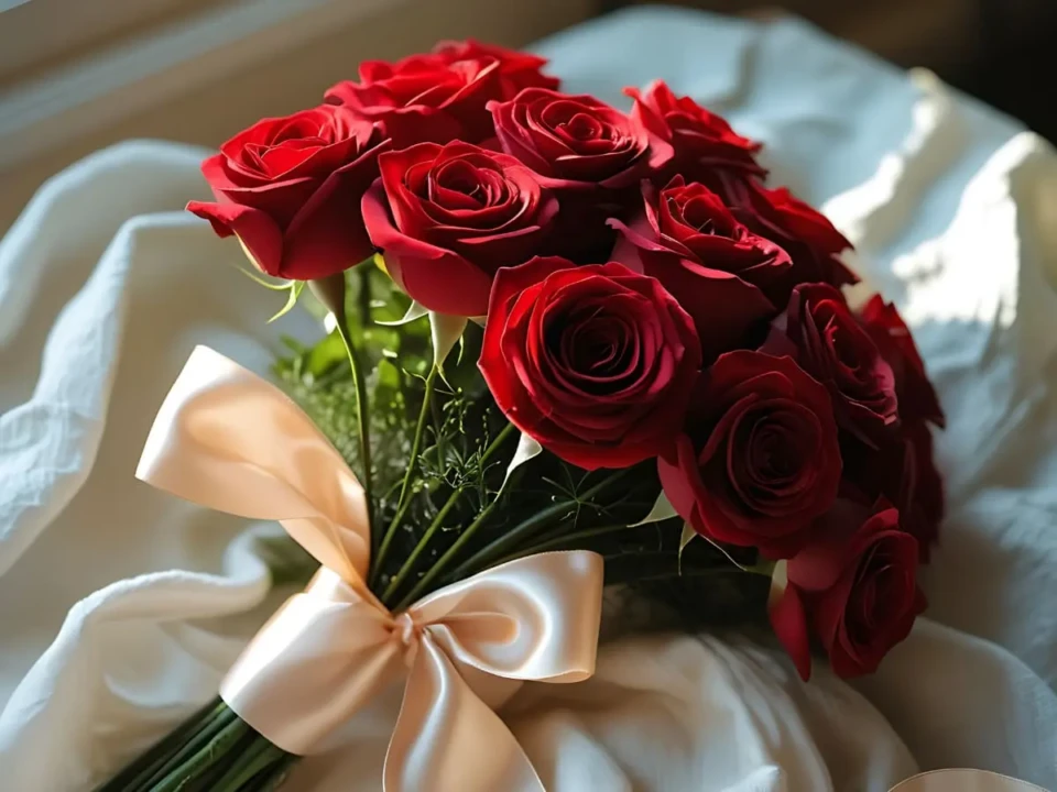 Bouquet de roses rouges